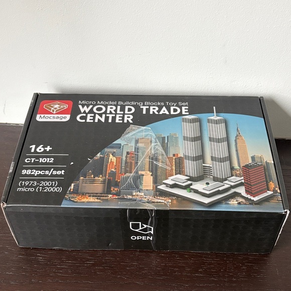 Mocsage World Trade Center Building Blocks Set